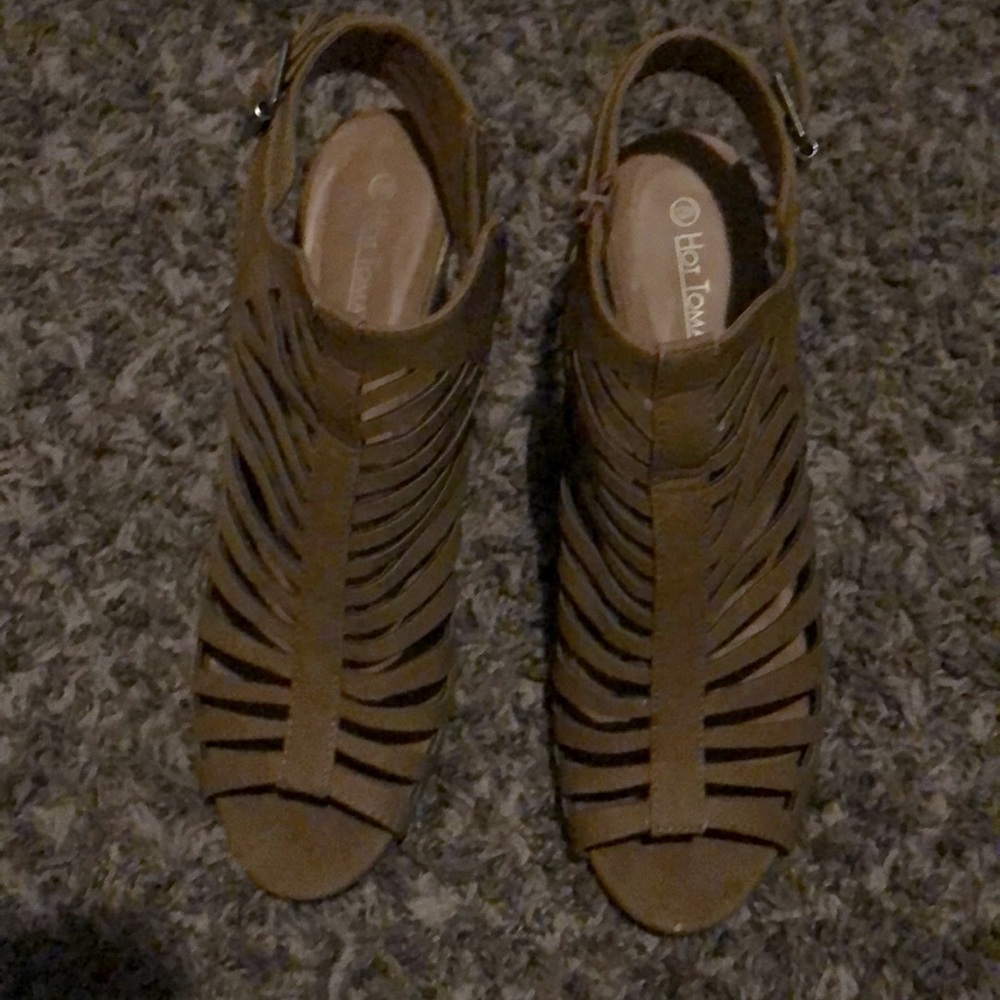 12M Caged Sandals/ Ankle Booties